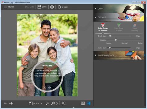 Free download for the modular Inpixio Photo Cutter 9.0